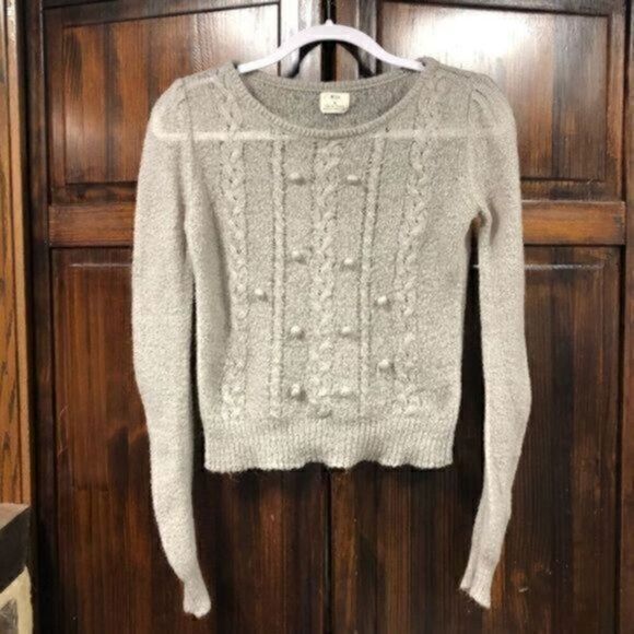 Pins & needles gray lightweight sweater, small - Picture 1 of 8